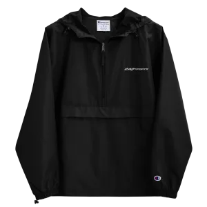 247 Sports White Logo Embroidered Packable Jacket