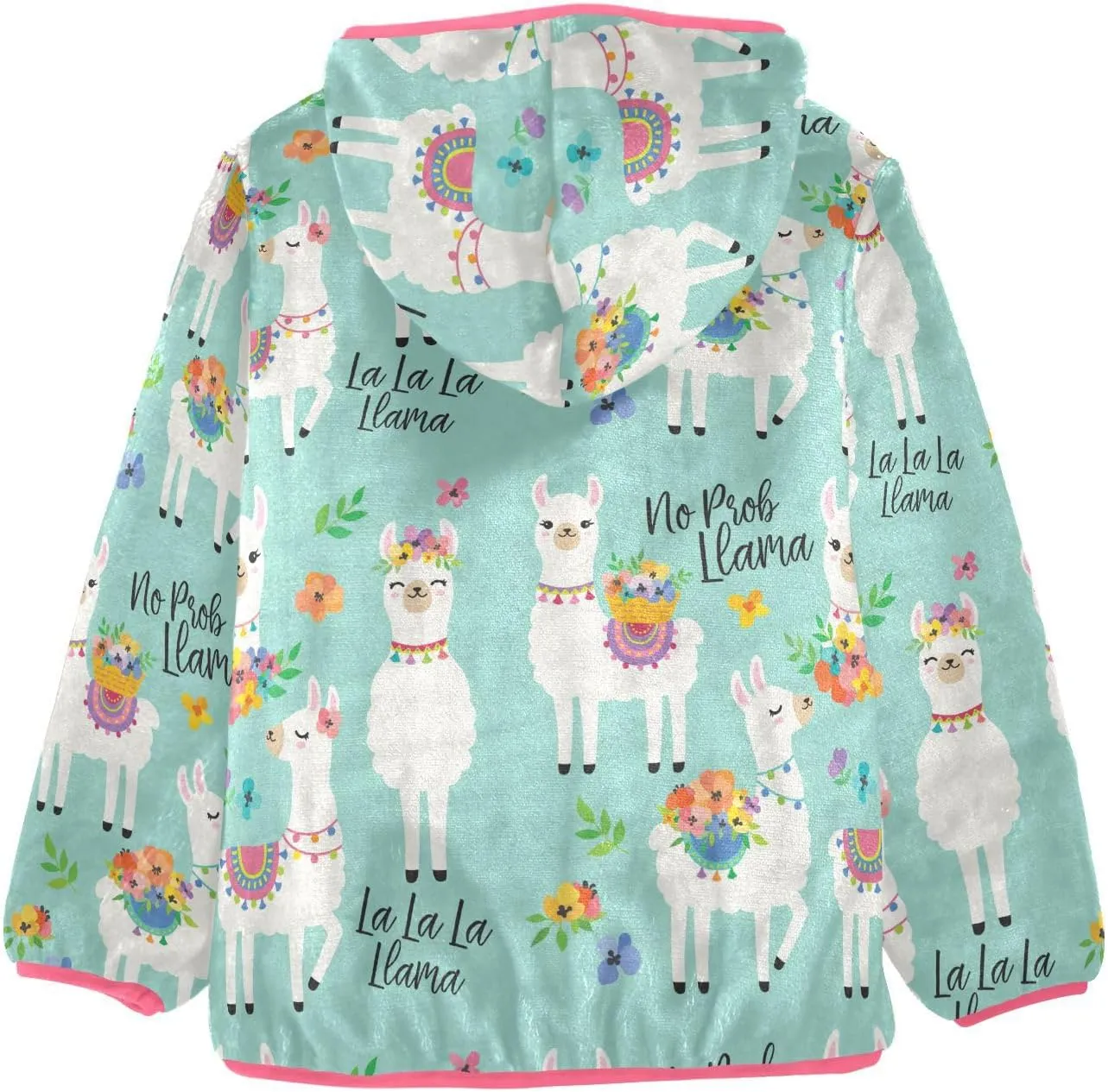 Aflyko Girls Fleece Coat Zip-Up Hoodie Warm Outerwear Kids Hooded Jacket 3-10T