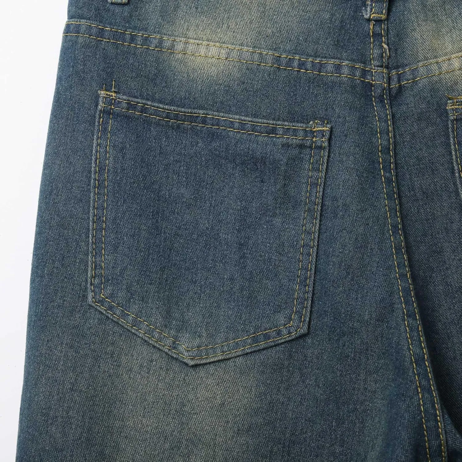 Baggy Jean Shorts for Men Summer Casual Loose Fit Y2K Hip Hop Wide Leg Denim Shorts Trendy Outfits