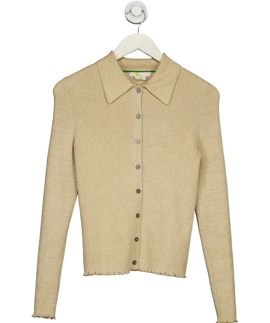 Boden Metallic Ribbed Cardigan UK M