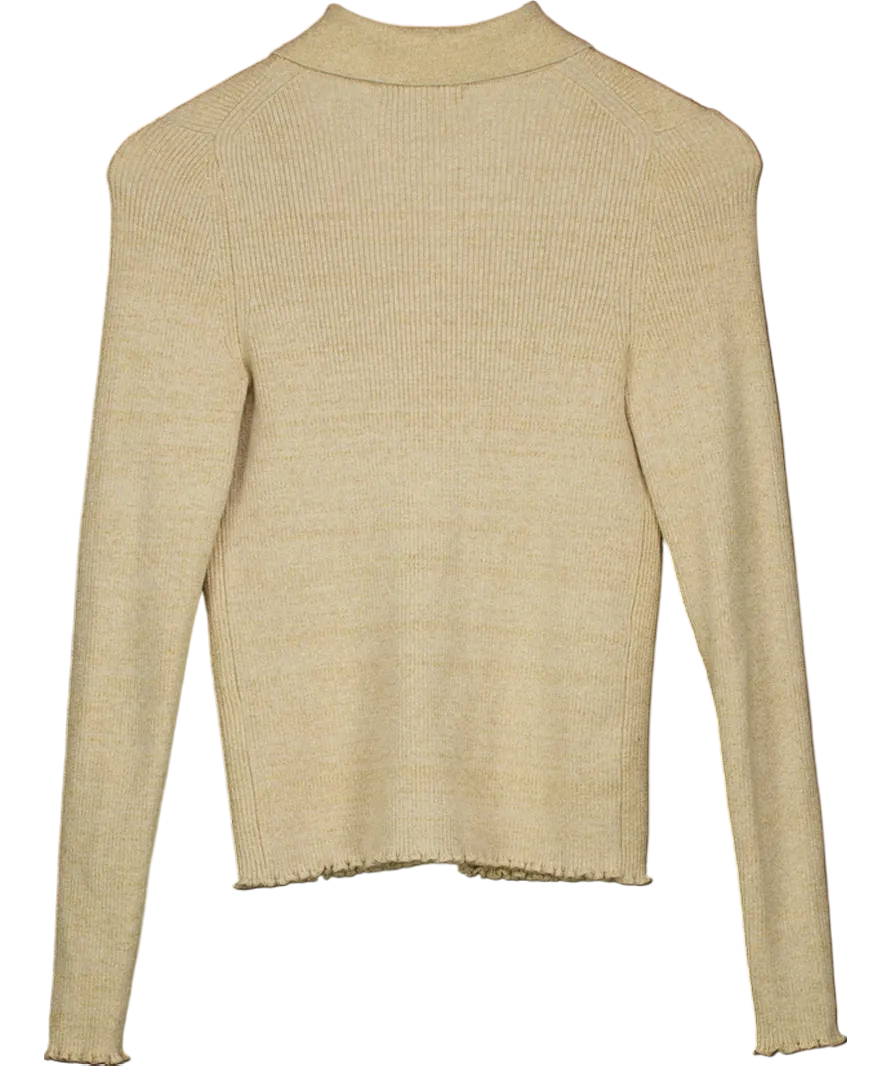 Boden Metallic Ribbed Cardigan UK M
