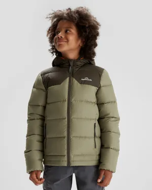 Boys' Epiq Down Jacket - Beech/Dark Moss