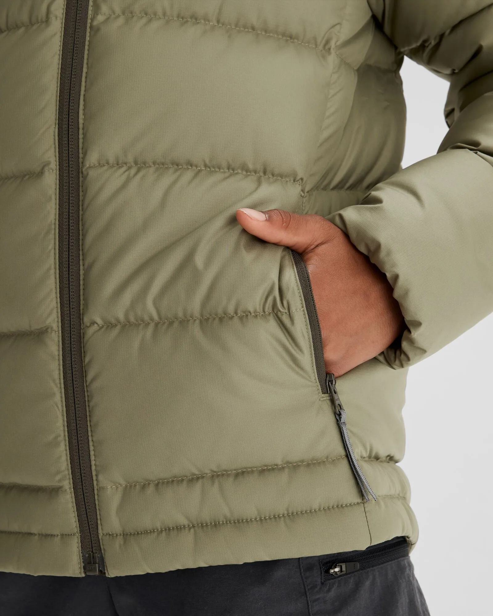 Boys' Epiq Down Jacket - Beech/Dark Moss