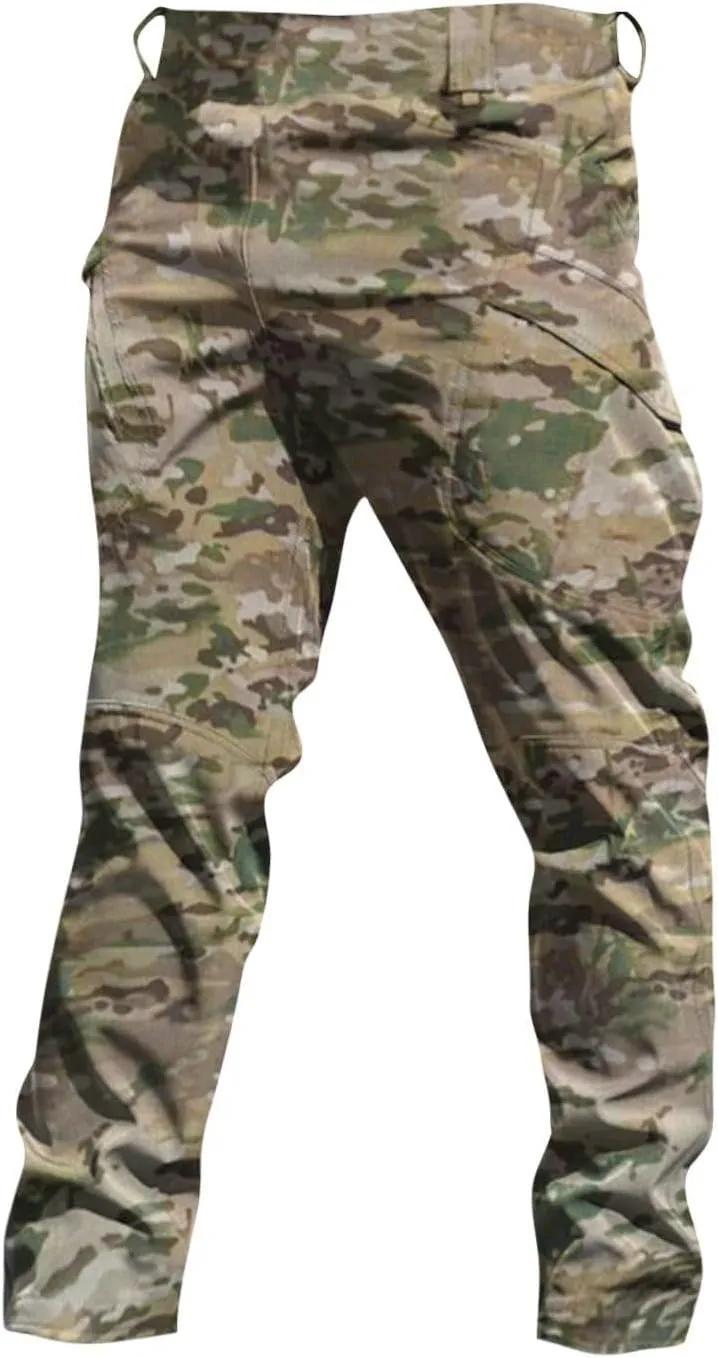 Cargo Pants for Men Multi Pockets Pants Casual Relaxed Fit Ripstop Hiking Pants Tactic Trousers