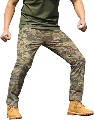 Cargo Pants for Men Multi Pockets Pants Casual Relaxed Fit Ripstop Hiking Pants Tactic Trousers