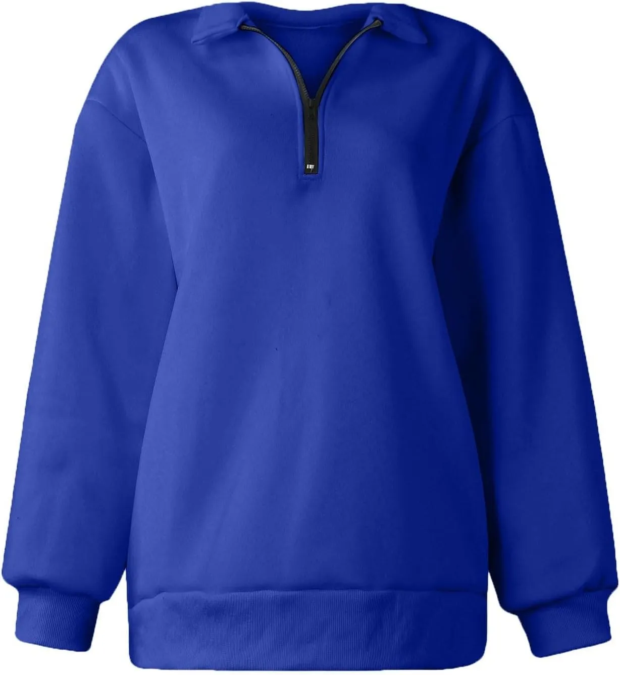 COTECRAM Women Oversized Sweatshirts Hoodies Half Quarter Zip Pullover Long Sleeve Sweaters Teen Girls Fall Y2k Clothes