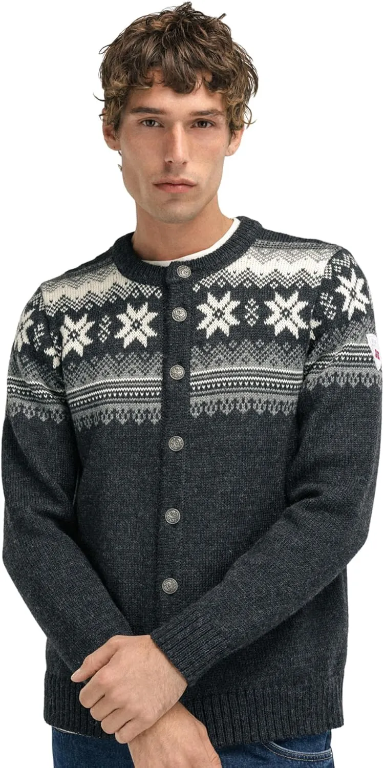 Dale of Norway Veafjord Masculine Cardigan - Men Cardigan Sweater - Regular-Fit