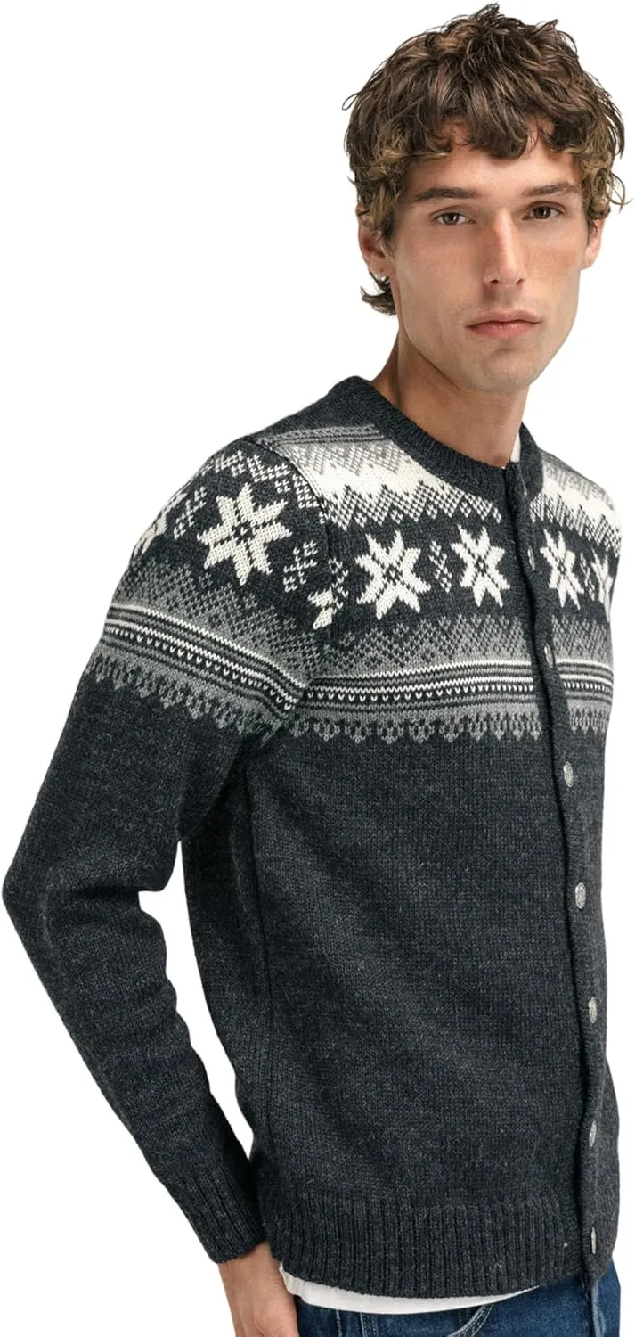 Dale of Norway Veafjord Masculine Cardigan - Men Cardigan Sweater - Regular-Fit