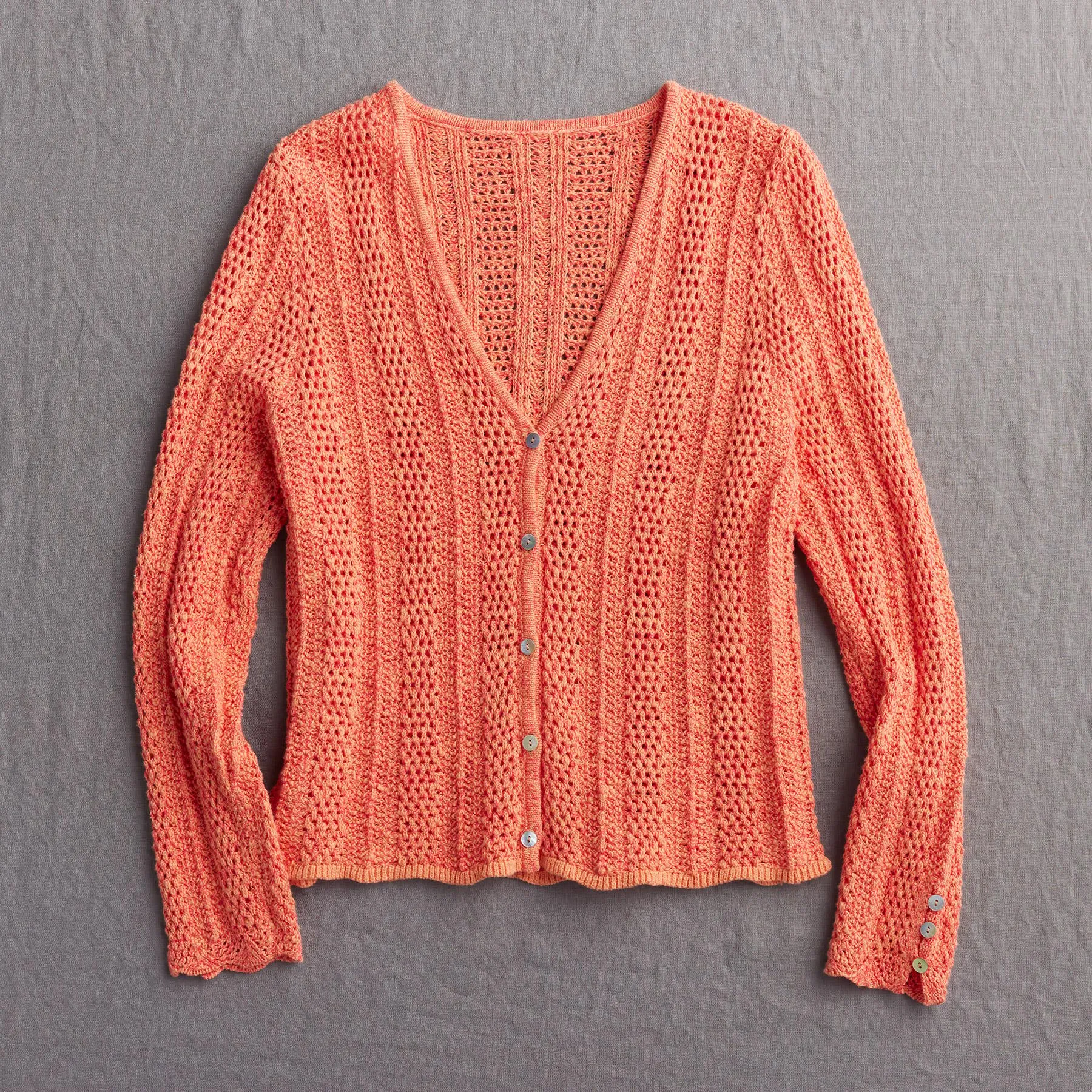 Della Ruffle Cardigan, Petite