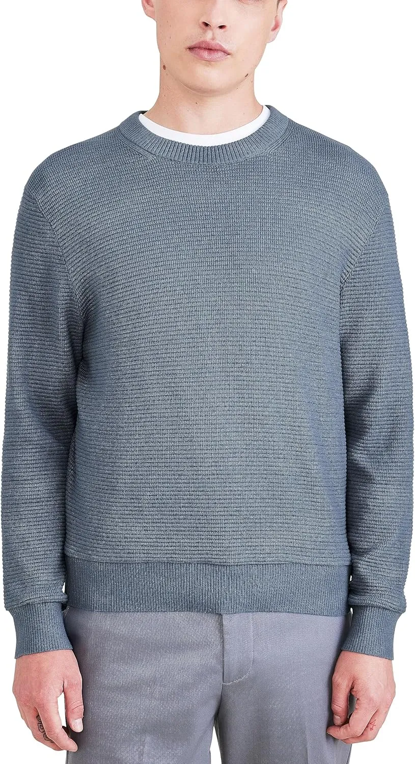Dockers Men's Regular Fit Long Sleeve Crewneck Sweater