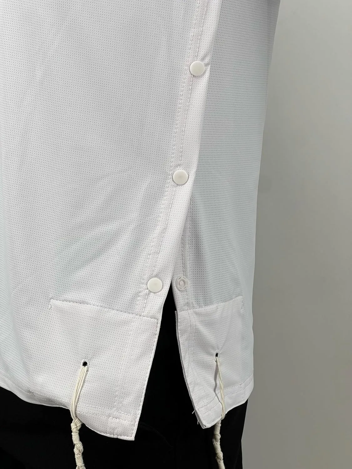 Dry Fit Kosher Tzitzit T-Shirt Round Neck by Melechet Machshevet JudaicaBreathable Moisture Wicking Athletic Tee Mesh Fabric