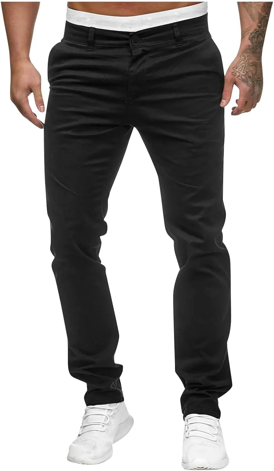 Dudubaby Baggy Pants for Men Men's Sports Casual Jogging Trousers Lightweight Hiking Work Pants Outdoor Pant