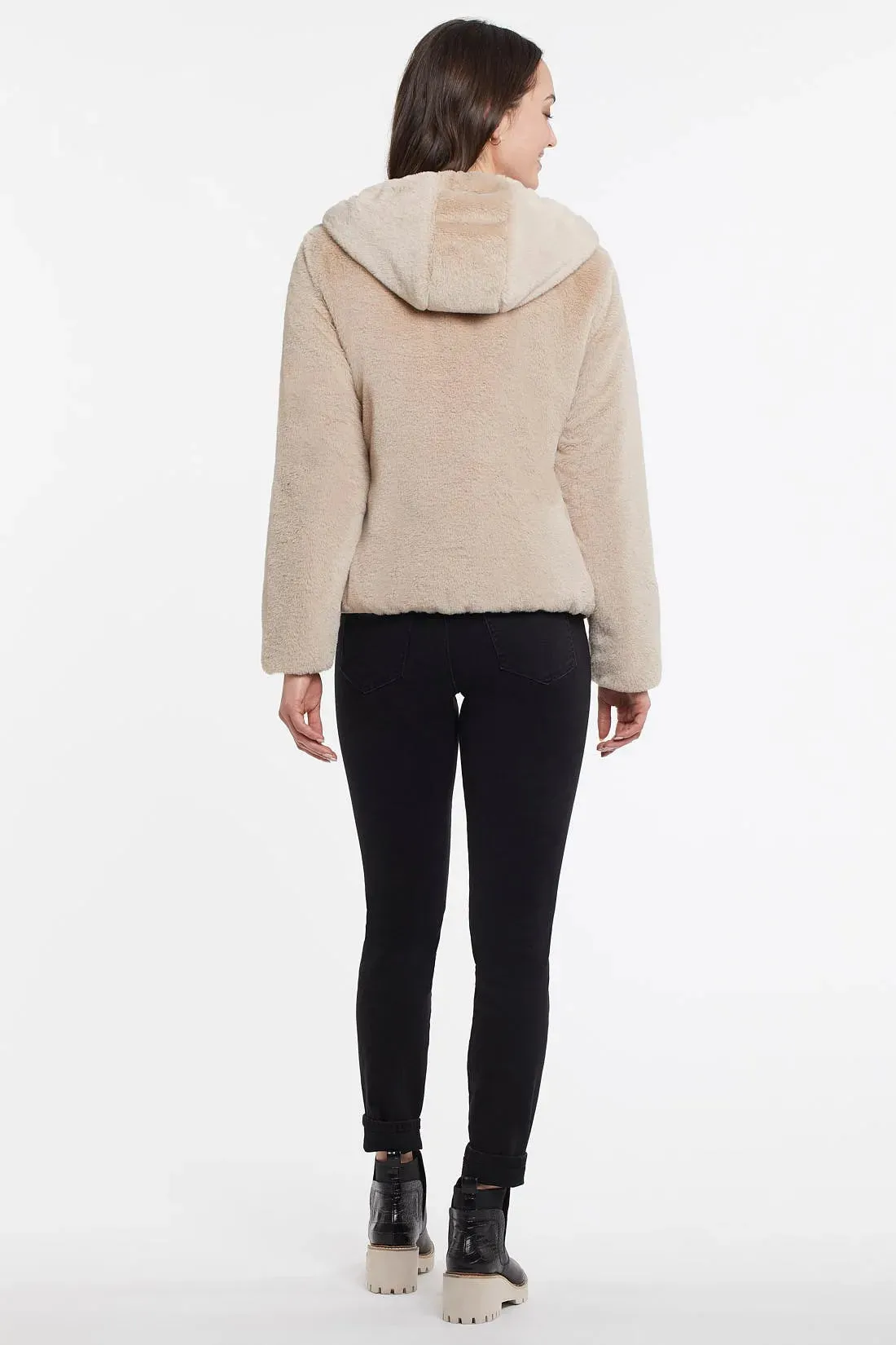 FINAL SALE RILEY REVERSIBLE METALLIC CHAMPAGNE PUFFER COAT - TRIBAL 1129O-3646