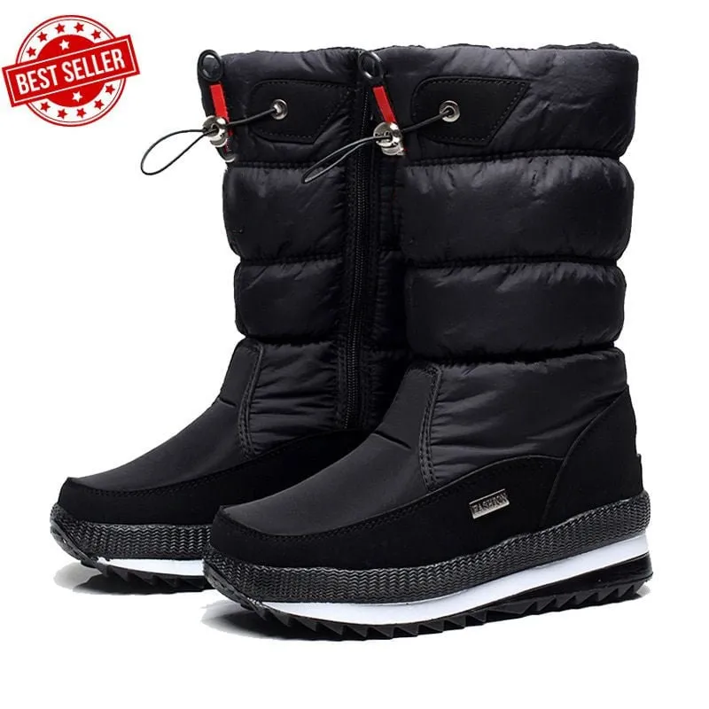 FREE SHIPPINGWomen's premium waterproof, non-slip faux fur snow boots