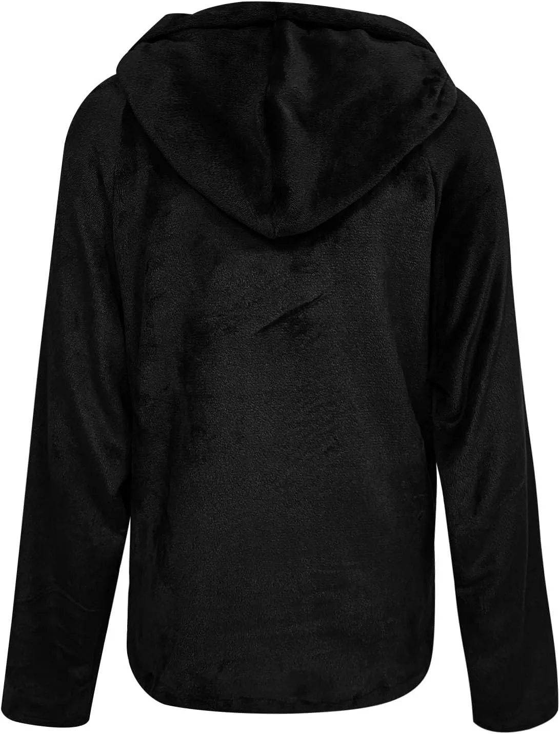 Fuzzy Fleece Hoodie for Women Oversized Sherpa Pullover Sweatshirt Thermal Sweater Winter Outerwear Fluffy Teddy Coat