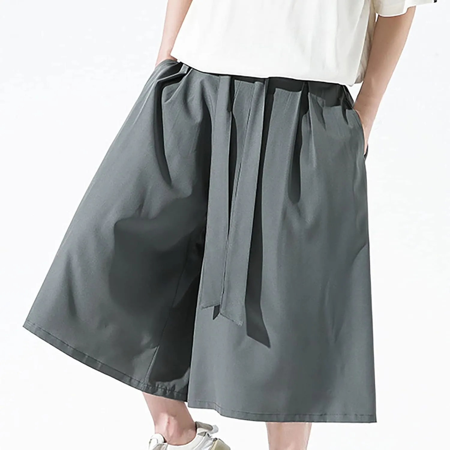 FZVYD Mens Pants Expandable Waist Mens Joggers Cargo Pants Fashion Casual Sweatpants Work Pants Drawstring Loose Trousers