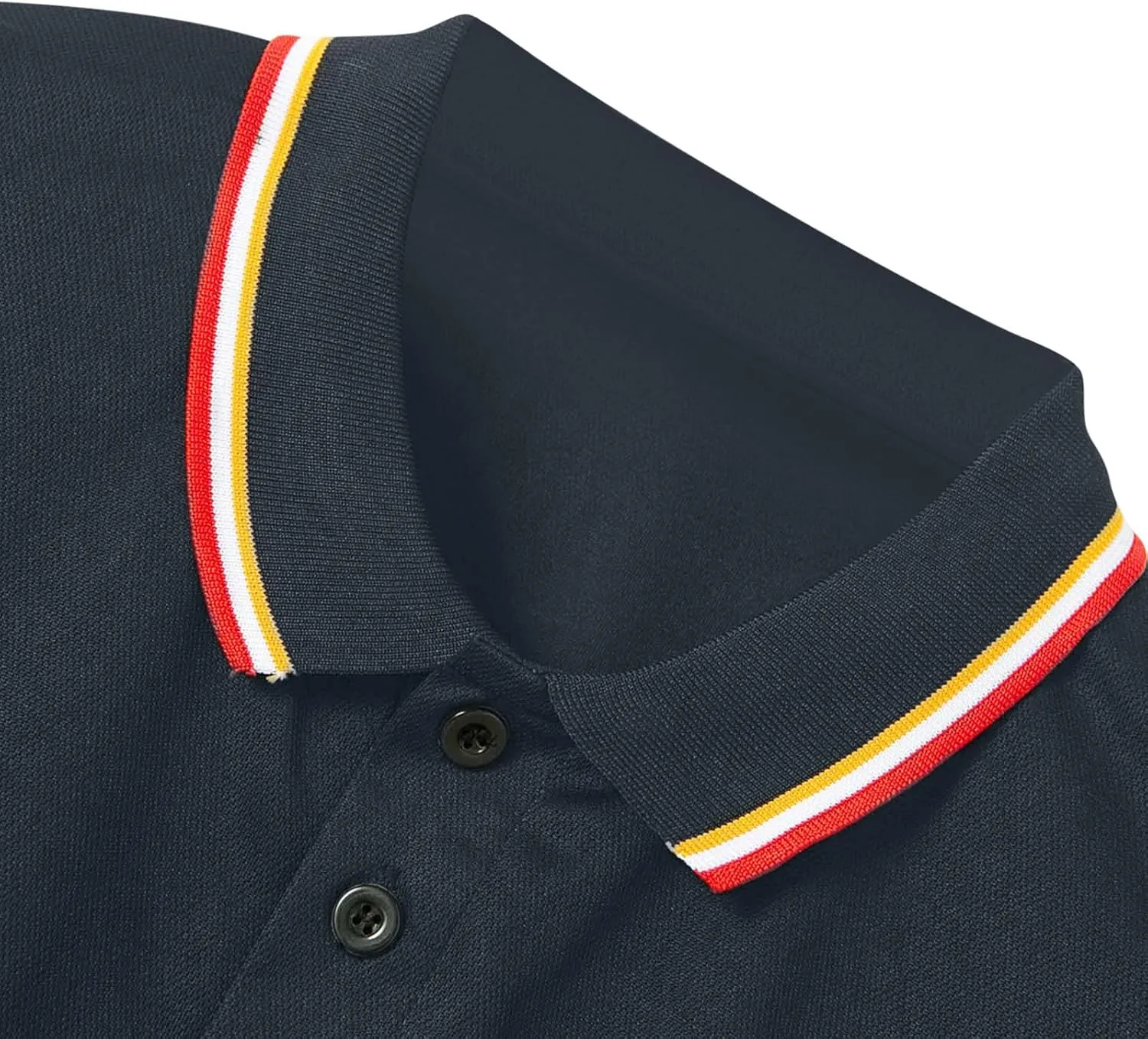 generic Polos T Shirts for Men Performance Short Sleeve Classic Golf Tshirt Collared Moisture Wicking Tee Stylish Patchwork