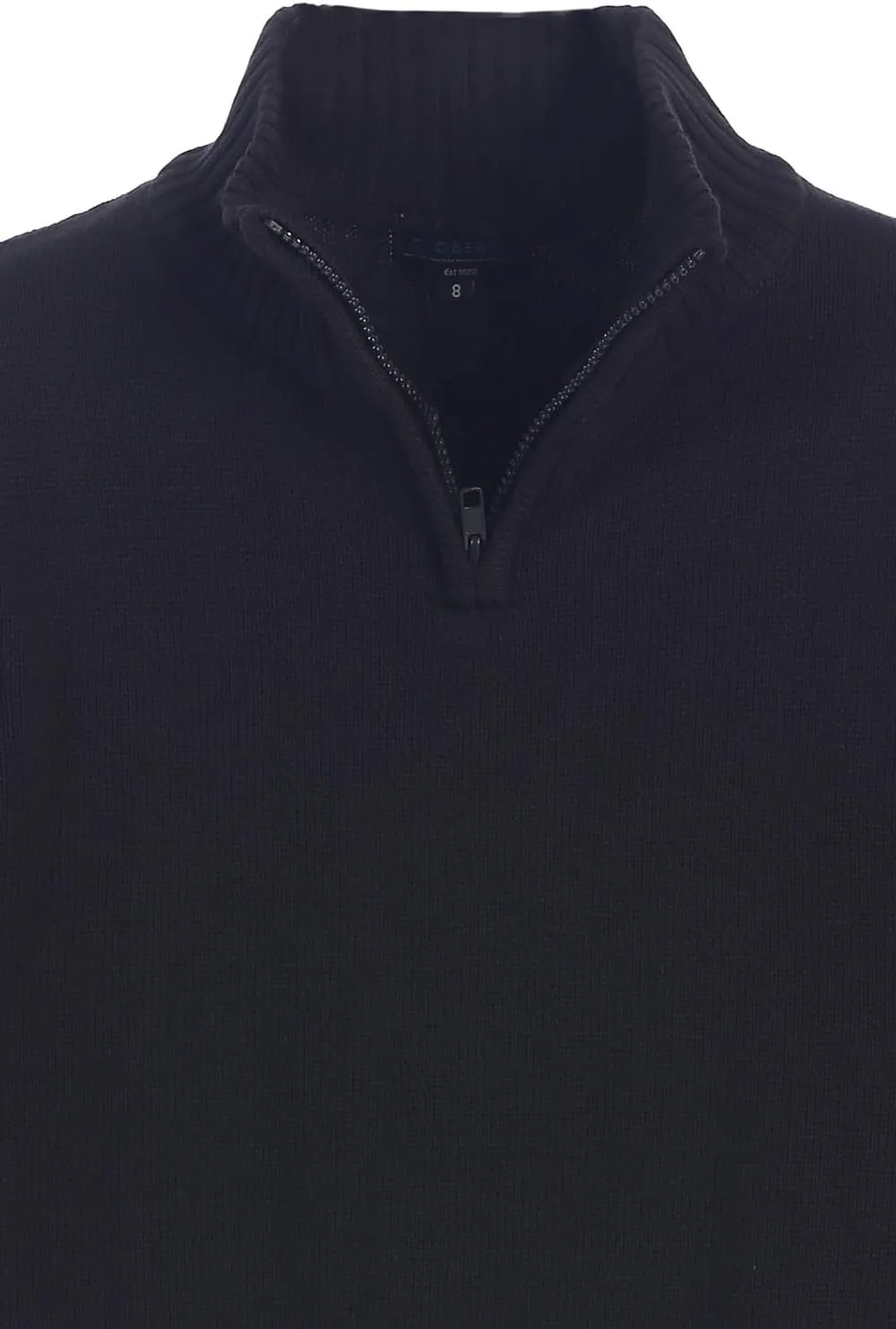 Gioberti Boy's Knitted Half Zip 100% Cotton Sweater