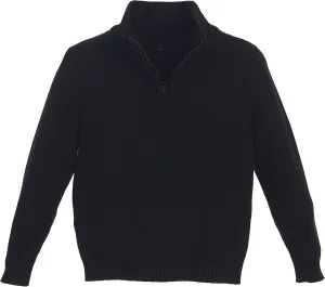 Gioberti Boy's Knitted Half Zip 100% Cotton Sweater