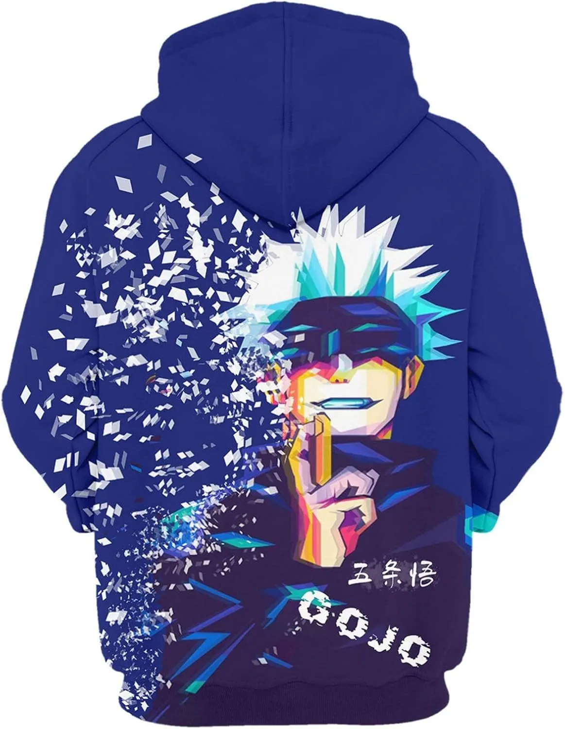 Gojo Satoru Hoodie Costume Cosplay Sweatshirt Sweater Hooded Pullover