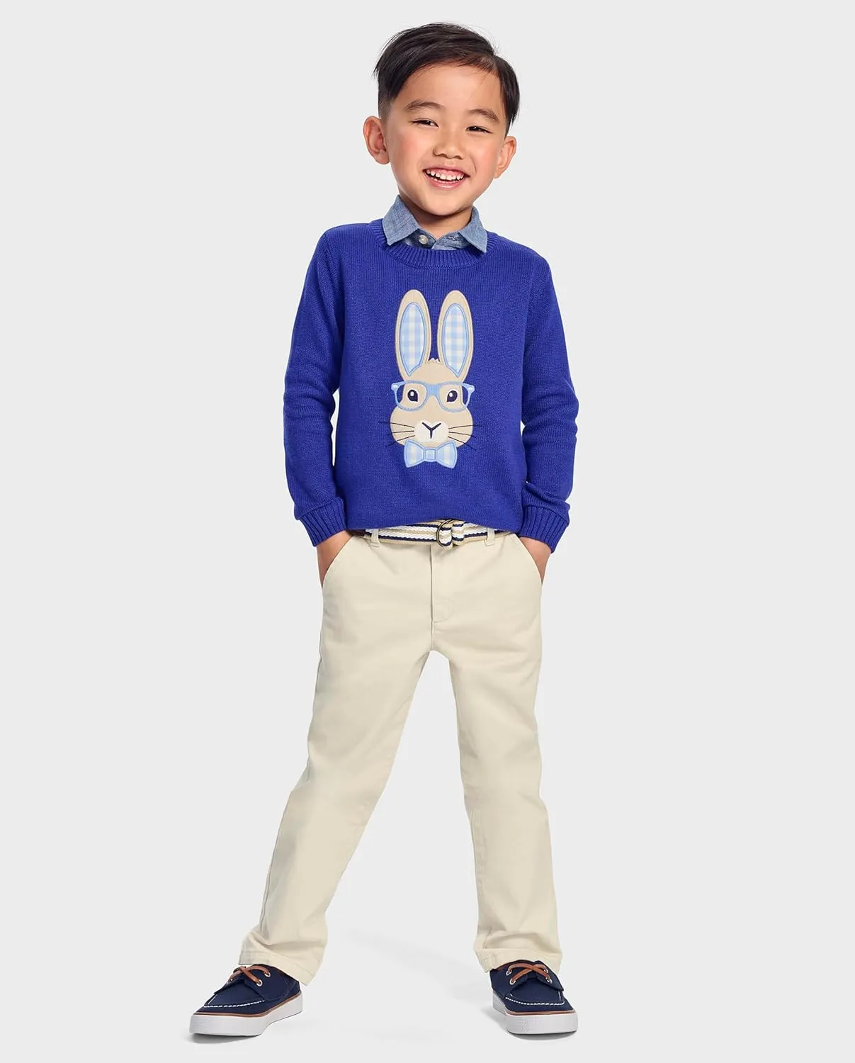 Gymboree Boys' and Toddler Embroidered Pullover Sweater