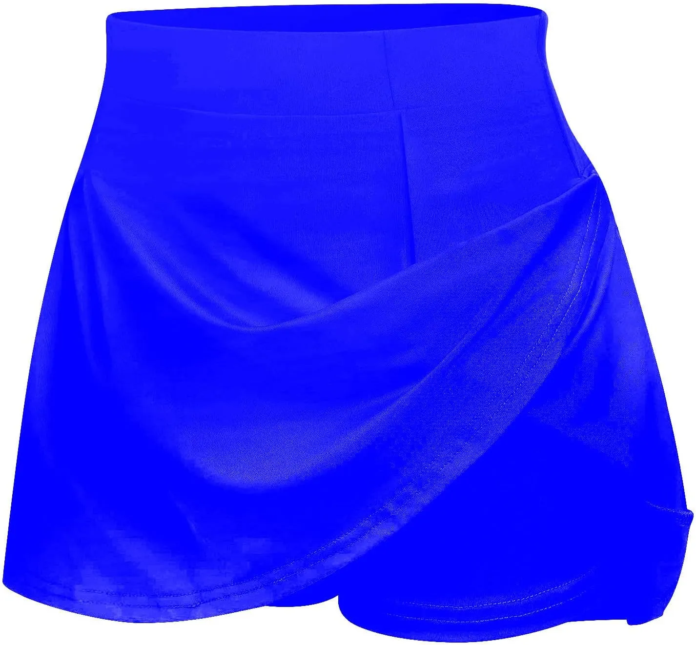 HGps8w Tennis Skirt for Women with Built-in Shorts Stretchy High Waisted Flowy Athletic Golf Skorts Skirts for Running Casual