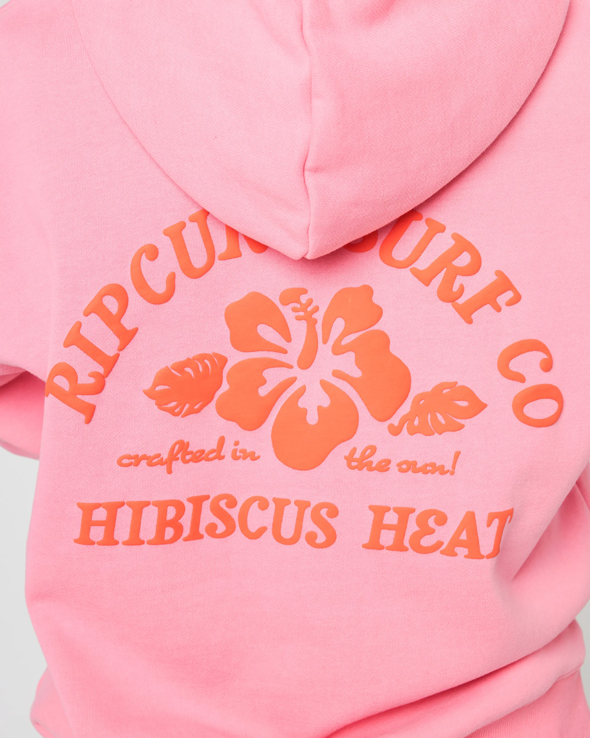 Hibiscus Heat Heritage Hoodie in Pink