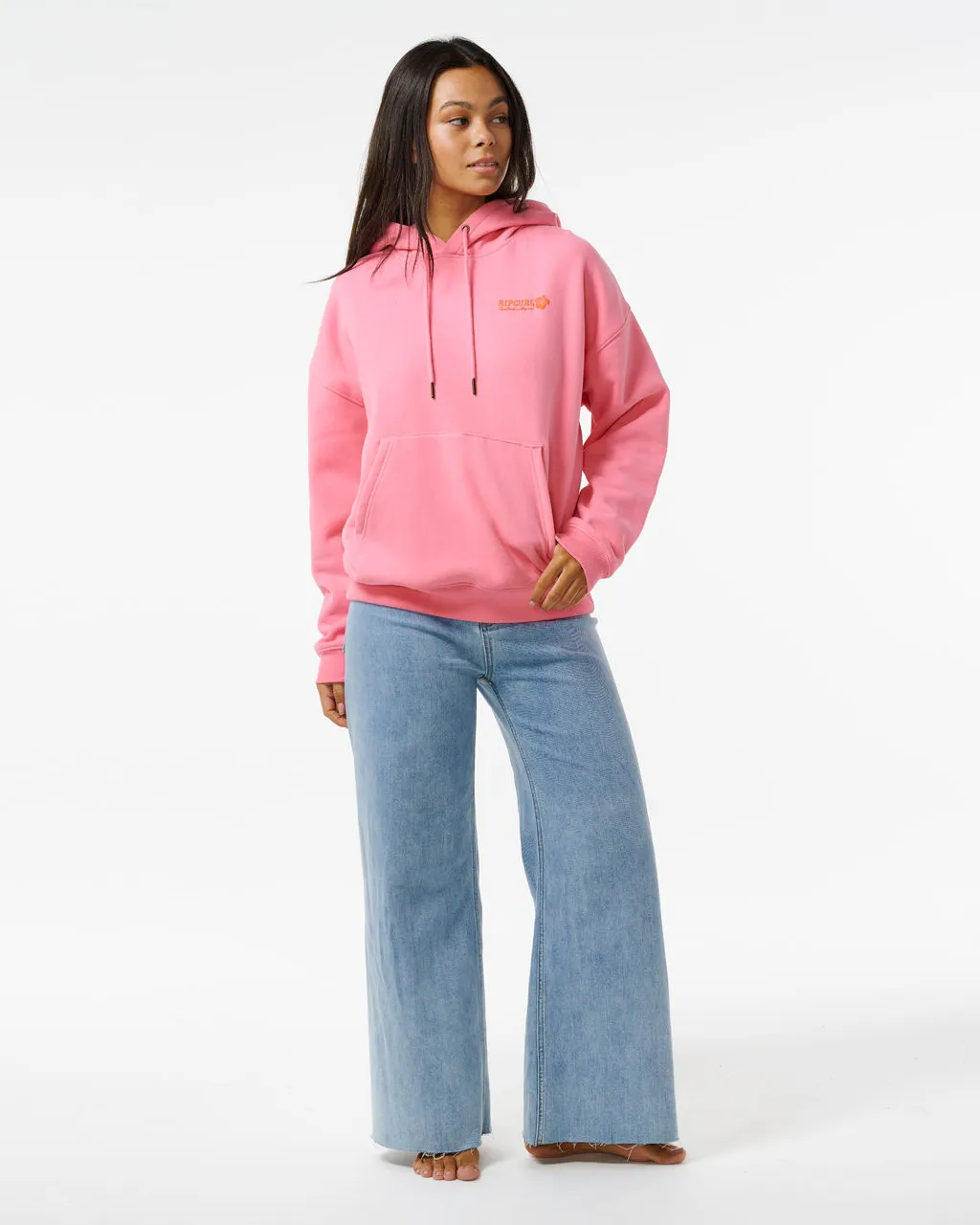 Hibiscus Heat Heritage Hoodie in Pink