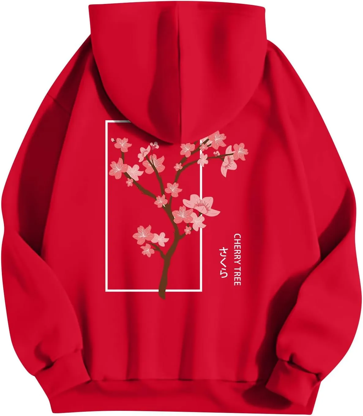 Hoodies for Women Plus Size Casual Long Sleeve Sweatshirts Drawstring Tops Loose Print Pullovers with Pocket