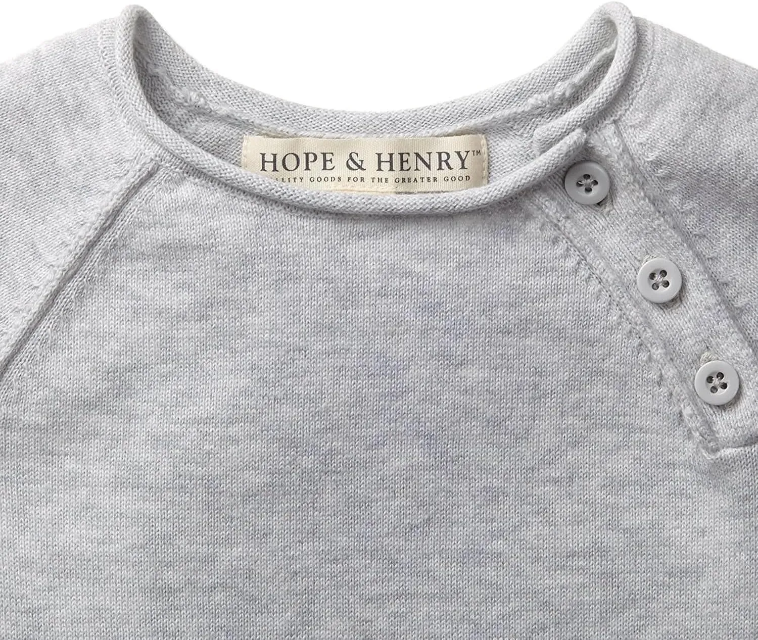 Hope & Henry Layette Baby Cable Knit Sweater Romper