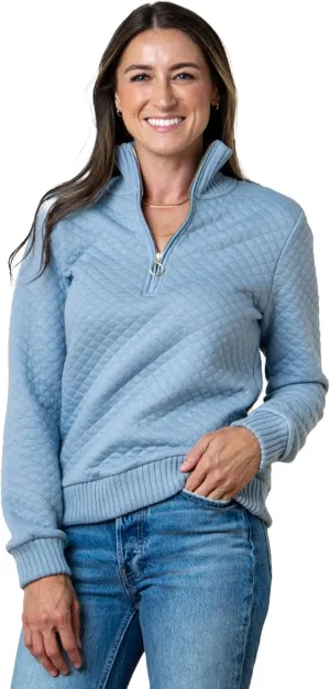 Hope & Henry Women's Classic Long Sleeve Pullover Sweater