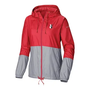 Indianapolis Indians Women's Columbia Red Flash Forward Windbreaker Jacket