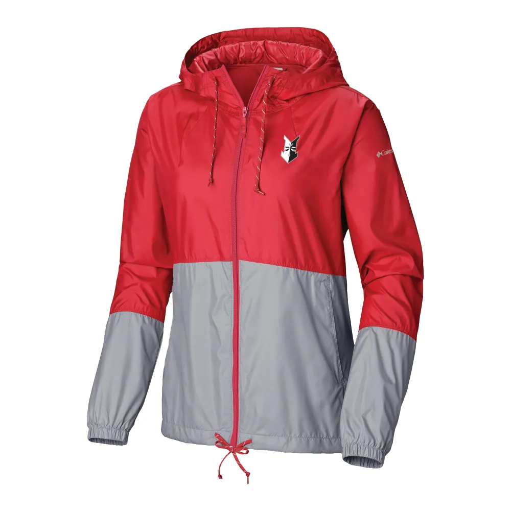 Indianapolis Indians Women's Columbia Red Flash Forward Windbreaker Jacket