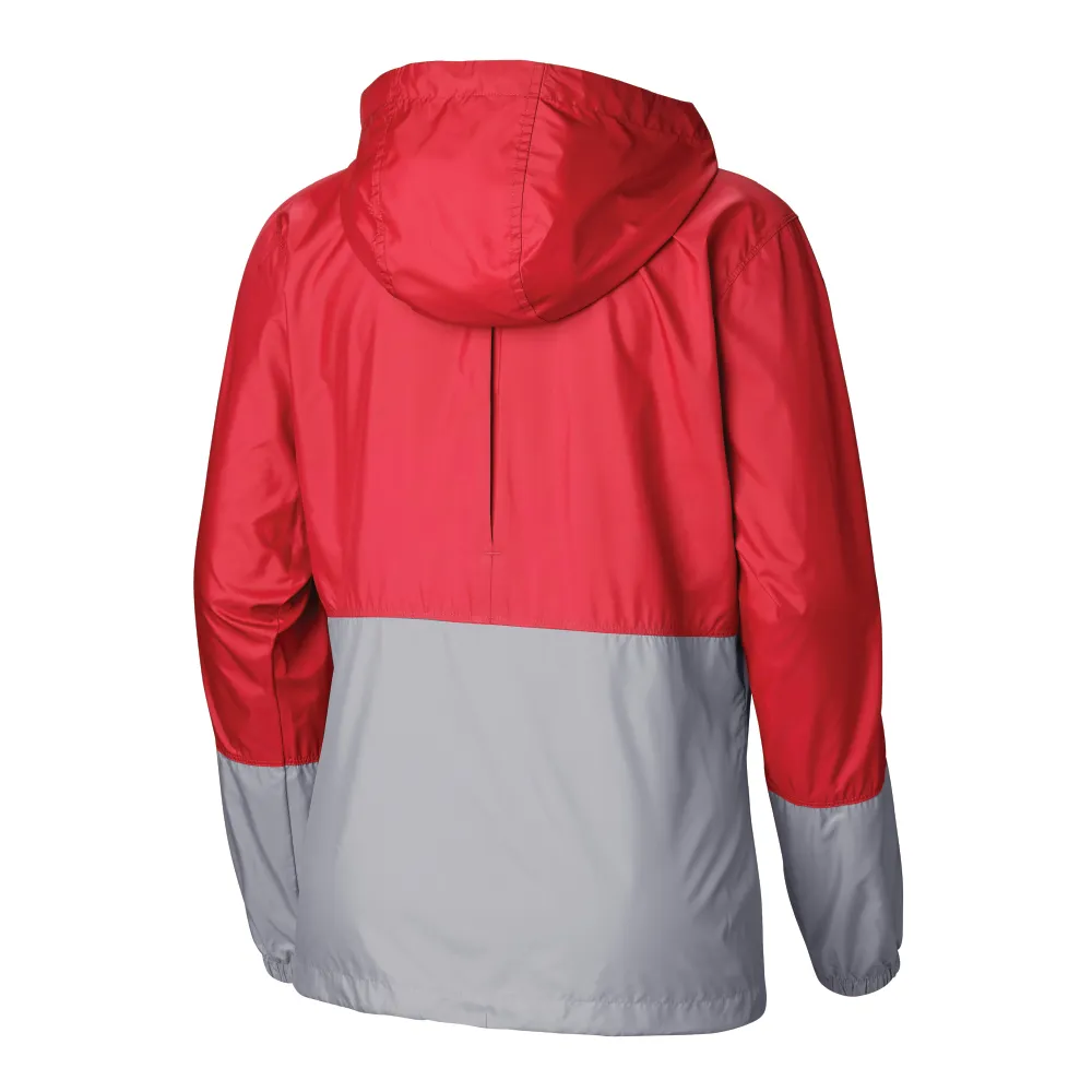 Indianapolis Indians Women's Columbia Red Flash Forward Windbreaker Jacket