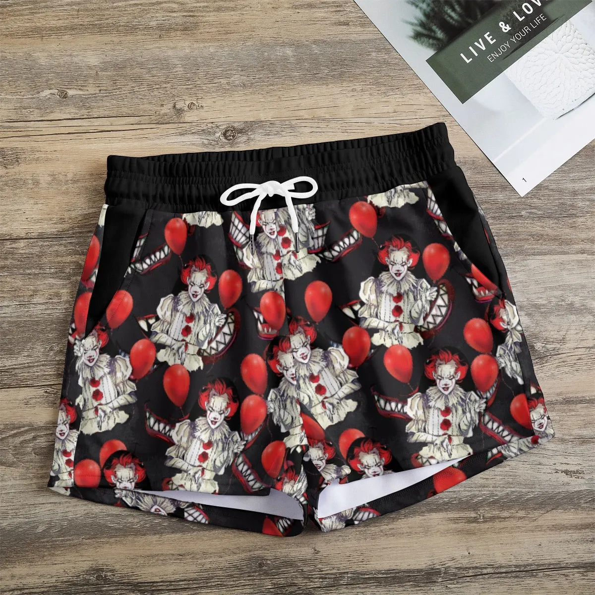 IT Horror Movie Casual Shorts