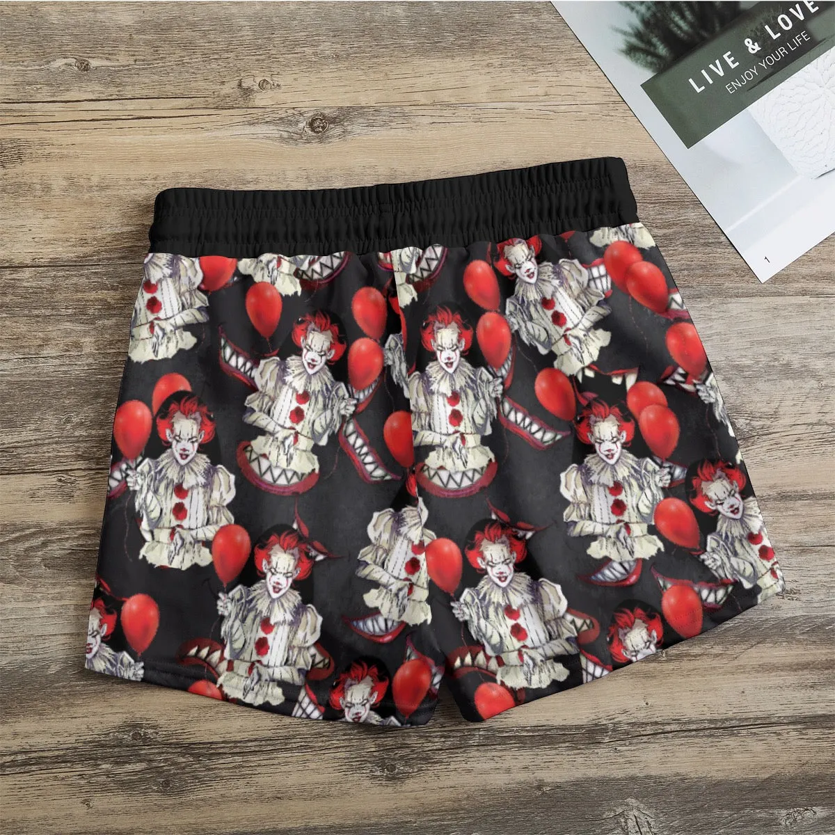 IT Horror Movie Casual Shorts