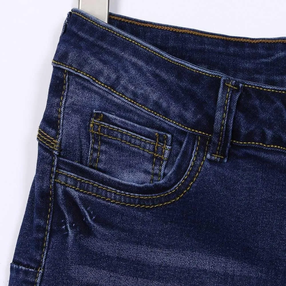 Jean Shorts Womens High Waisted Stretchy Ripped Denim Short Pants Hot Summer Casual Short Pants Y2k Streetwear