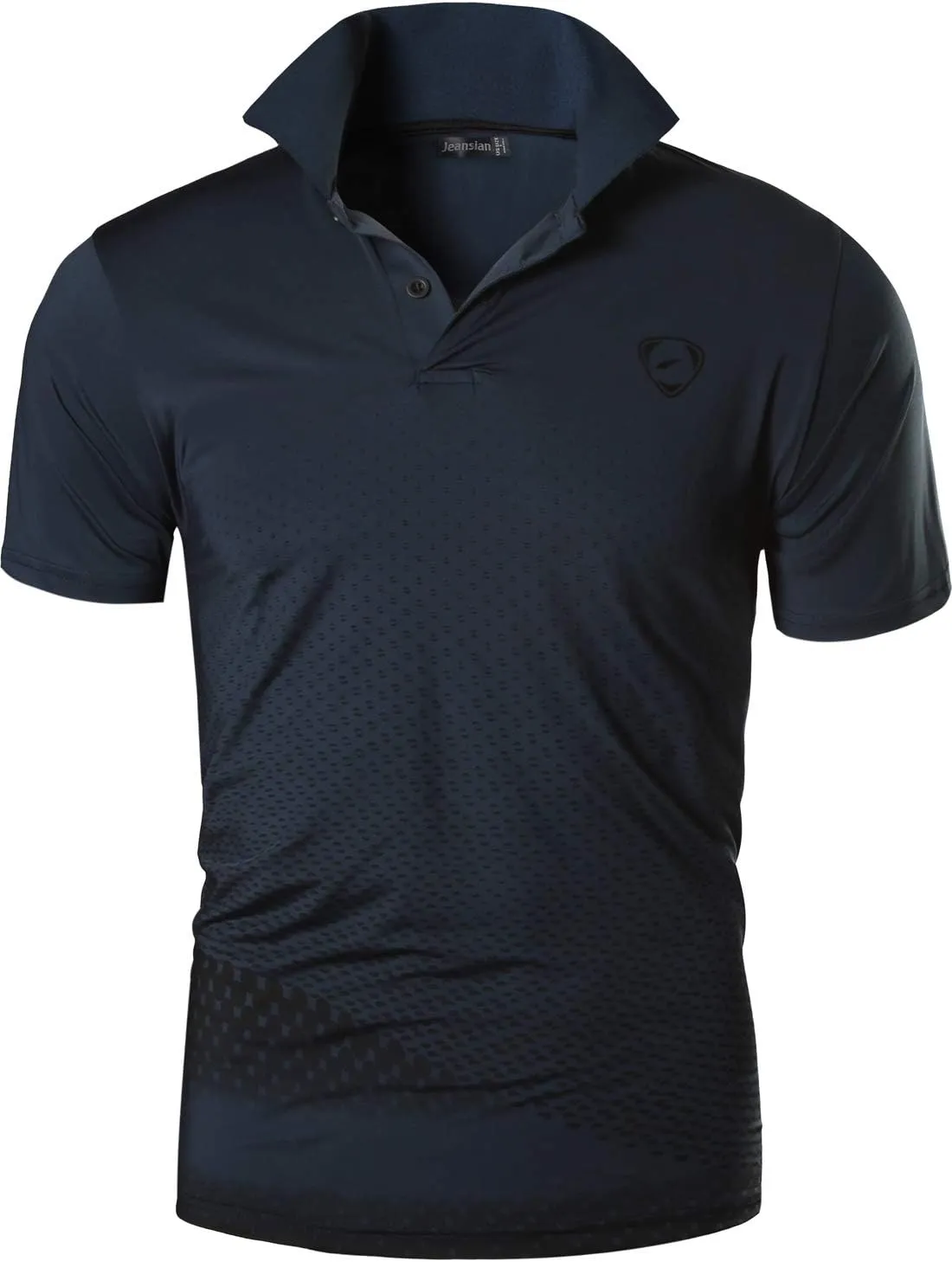 jeansian Men's 3 Packs Ourdoor Sport Quick Dry Polo T-Shirt Tee Tshirt Golf Tennis Bowling Fit LSL195