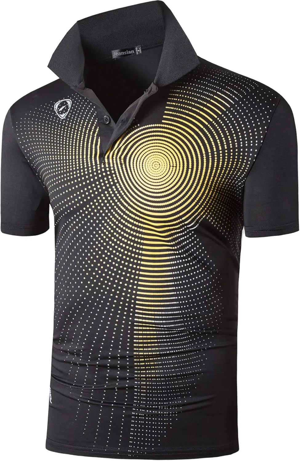 jeansian Men's 3 Packs Ourdoor Sport Quick Dry Polo T-Shirt Tee Tshirt Golf Tennis Bowling Fit LSL195