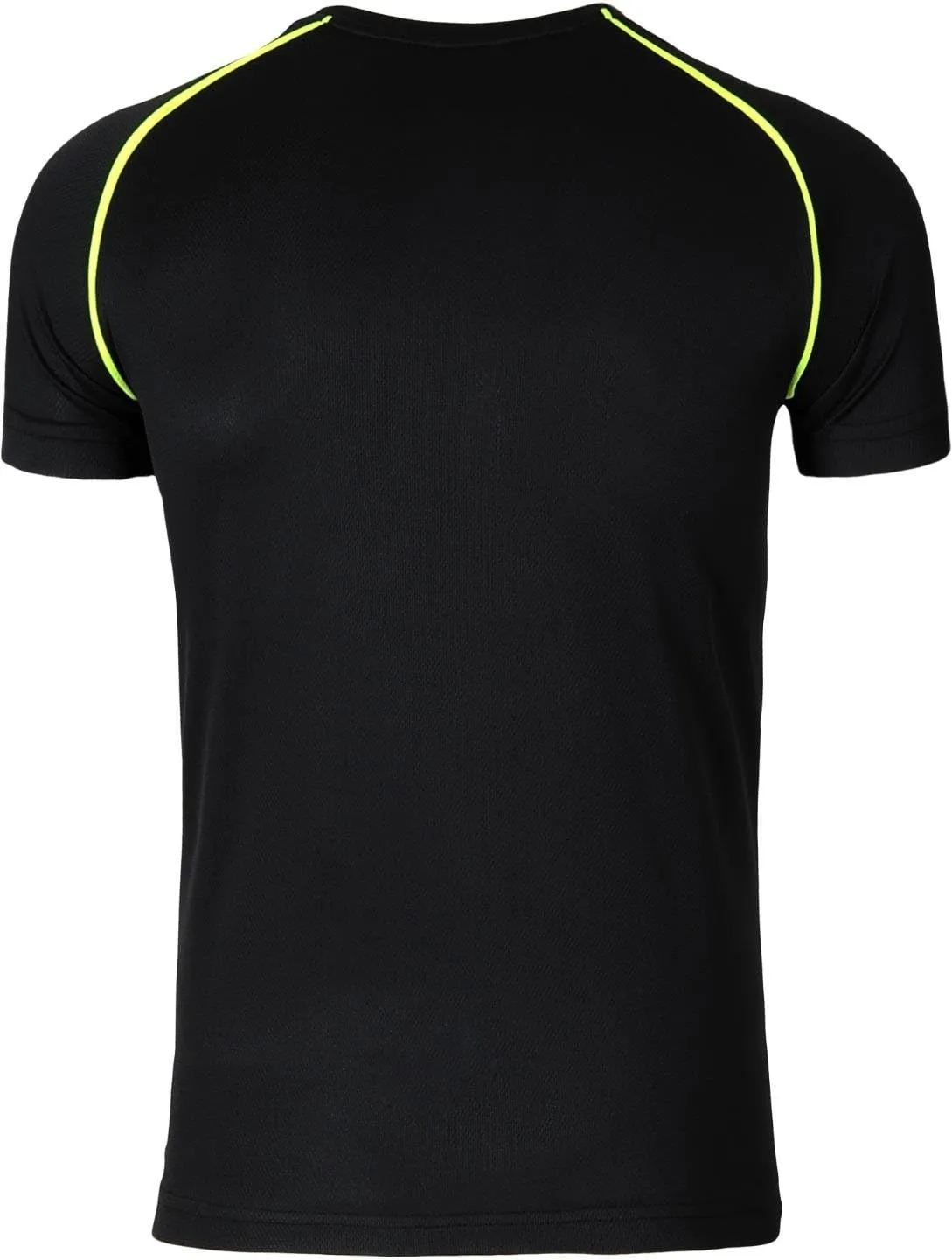 jeansian Men's Sport Quick Dry Fit Short Sleeve T-Shirts Tee Shirt Tshirt Tennis Golf Bowling Tops LSL182