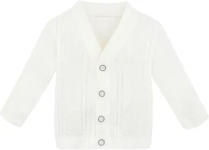 Lilax Baby Boy Cable-Knit Basic Knit Cardigan Sweater