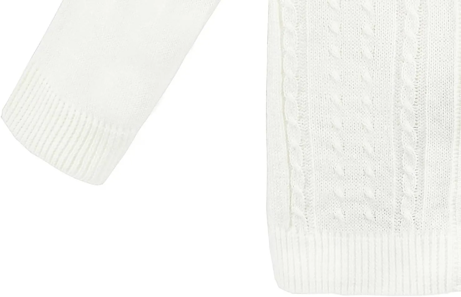 Lilax Baby Boy Cable-Knit Basic Knit Cardigan Sweater