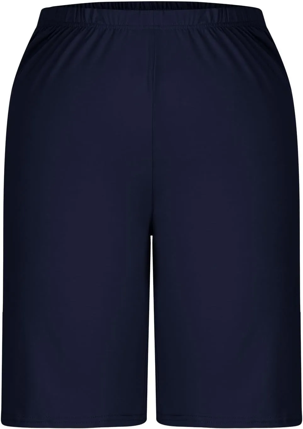 Linen Shorts for Women Casual Summer Shorts Plus Size High Waisted Wide Leg Drawstring Pants with Pockets