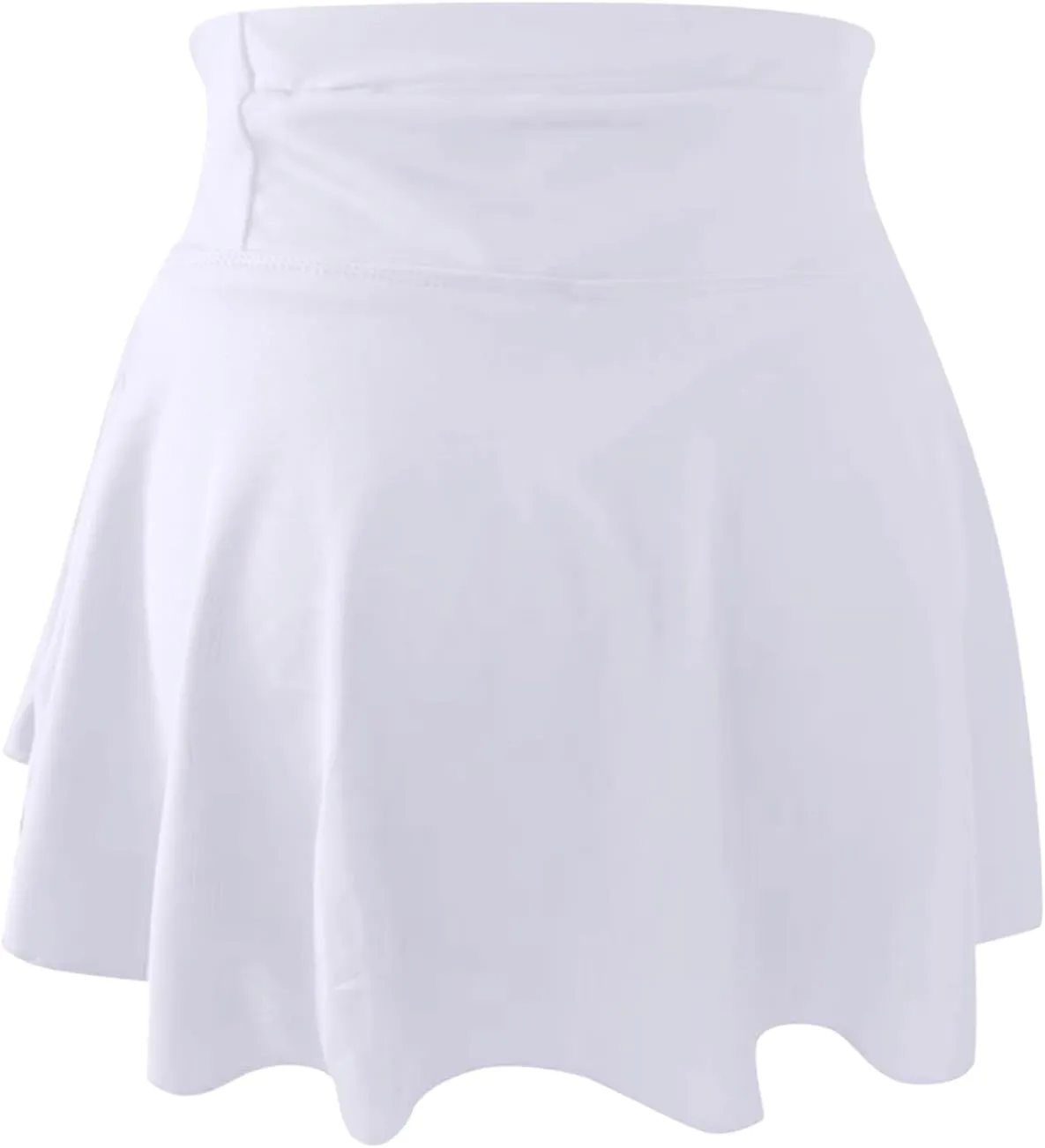 Litetao Tennis Skirts with Shorts Underneath for Women High Waisted Shorts Skirts Comfy Solid Summer Athletic Yoga Culottes