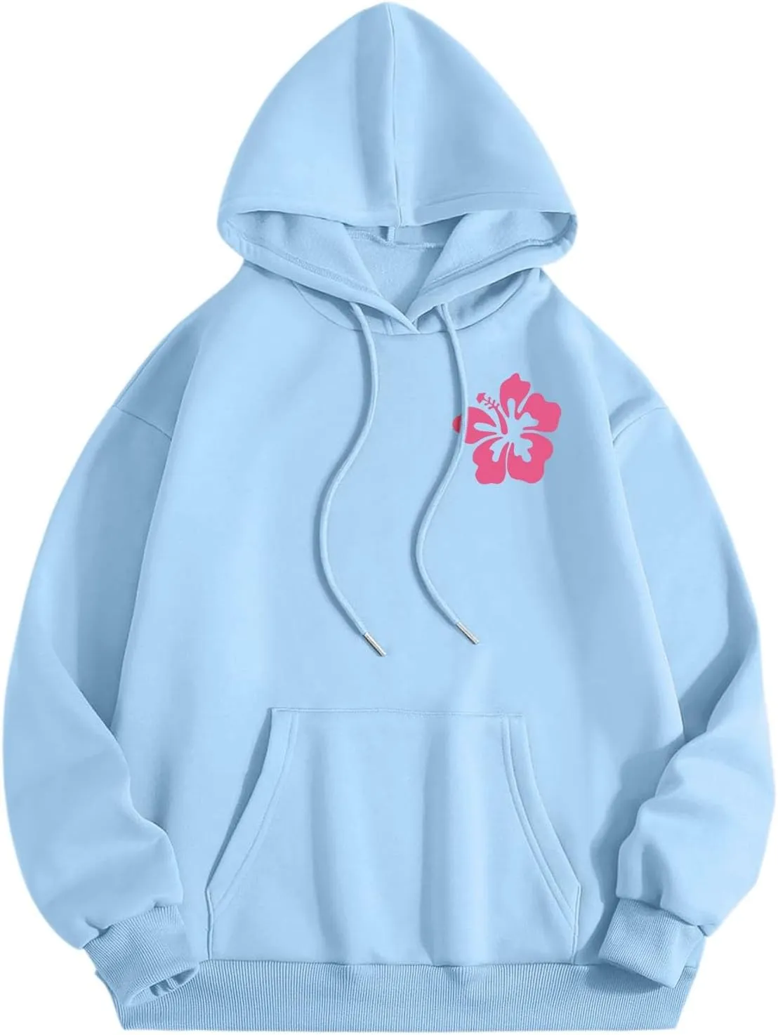 Meet Me at The Ocean Graphic Hoodie For Women Trendy Letter Printed Long Sleeve Hoodie Oversized Casual Pullover Tops