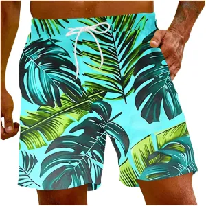 Men 2 Piece Shorts Set Dye Sports Shorts Casual Beach Couple Pants Jean Shorts Mens Swim with Drawstring Mens Swim