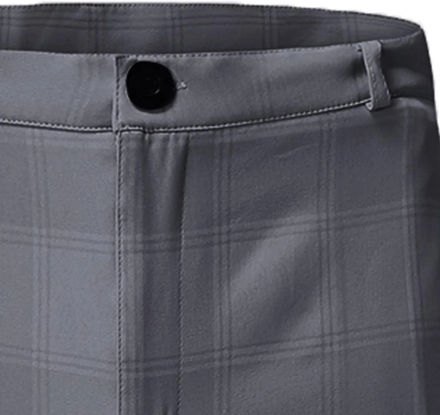 Men Fashion Stretch Dress Pants Chinos Slim Fit Plaid Pants Business Suit Pants Casual Golf Stretch Dress Pants