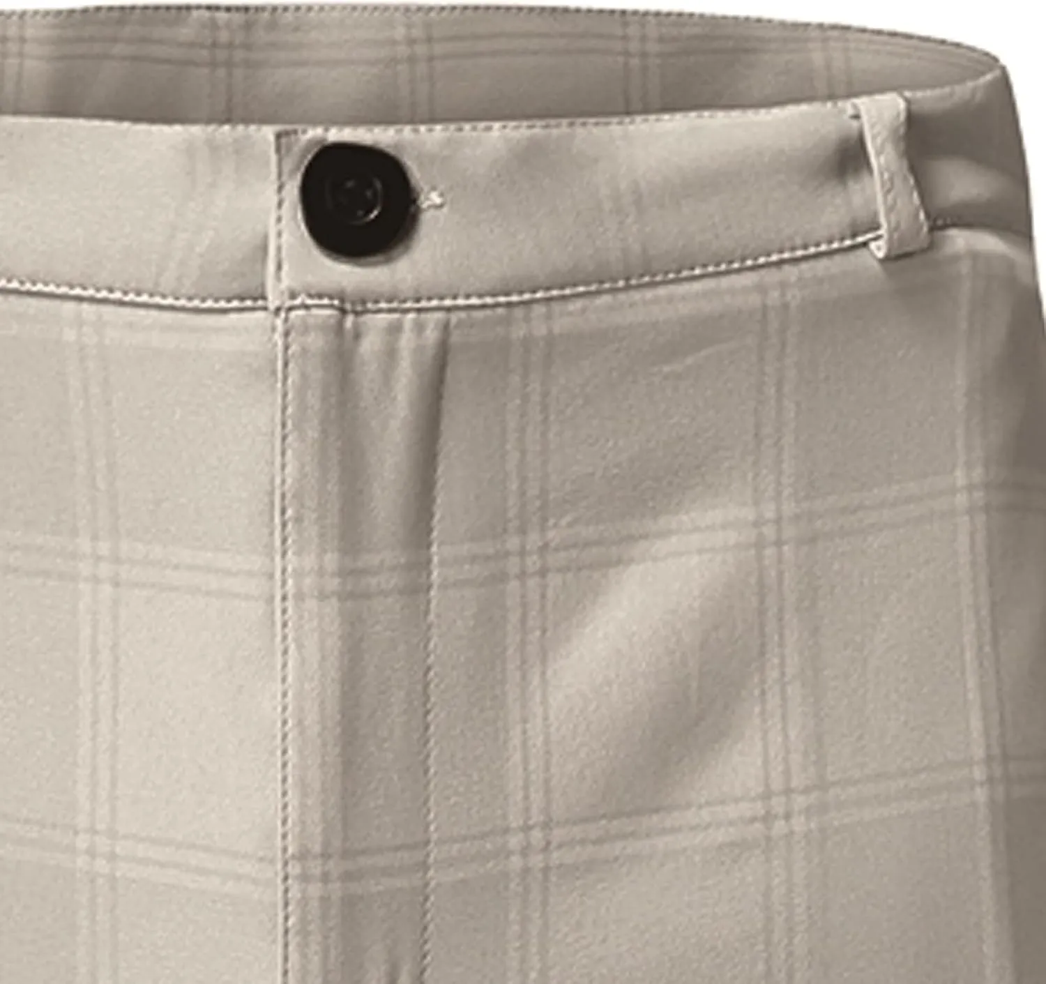 Men Fashion Stretch Dress Pants Chinos Slim Fit Plaid Pants Business Suit Pants Casual Golf Stretch Dress Pants