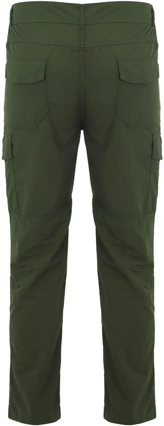 Mens Quick Dry Swim Trunks Elastic Waist Drawstrings Cargo Shorts Compression Liner Beach Board Shorts with Pockets