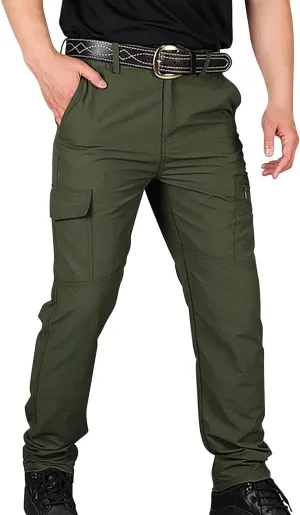Mens Quick Dry Swim Trunks Elastic Waist Drawstrings Cargo Shorts Compression Liner Beach Board Shorts with Pockets